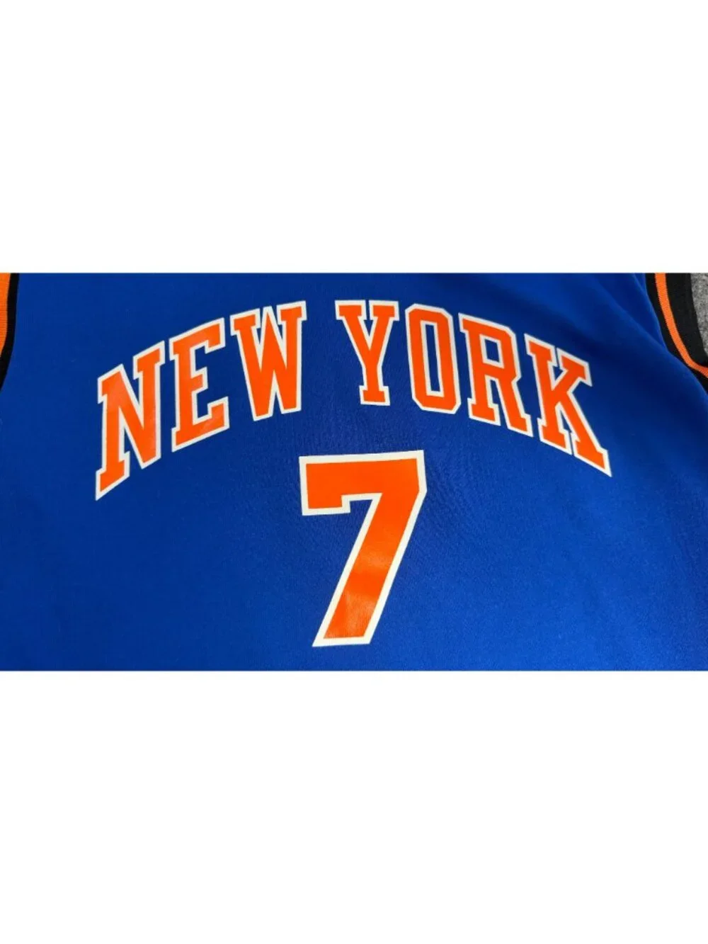Adidas New York Knicks Carmelo Anthony #7 Blue NBA Player Jersey Size S